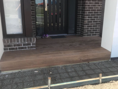 Residential Front Door Deck