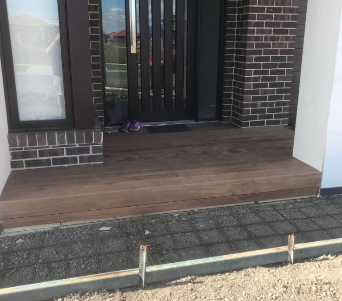 Residential Front Door Deck