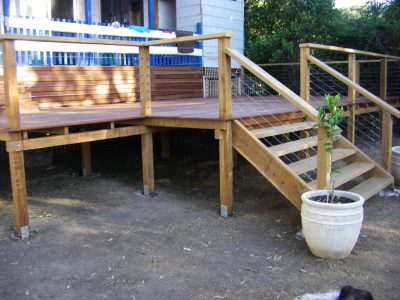 Residential Custom Hardwood Deck & Stairs