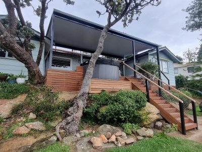 Residential Outdoor Deck and Stairs
