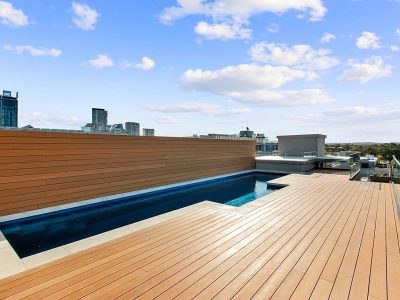Featured Commercial Rooftop Pool Deck