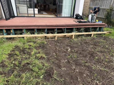 Kew house decking