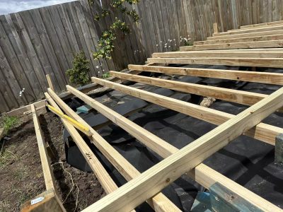 Kew house decking